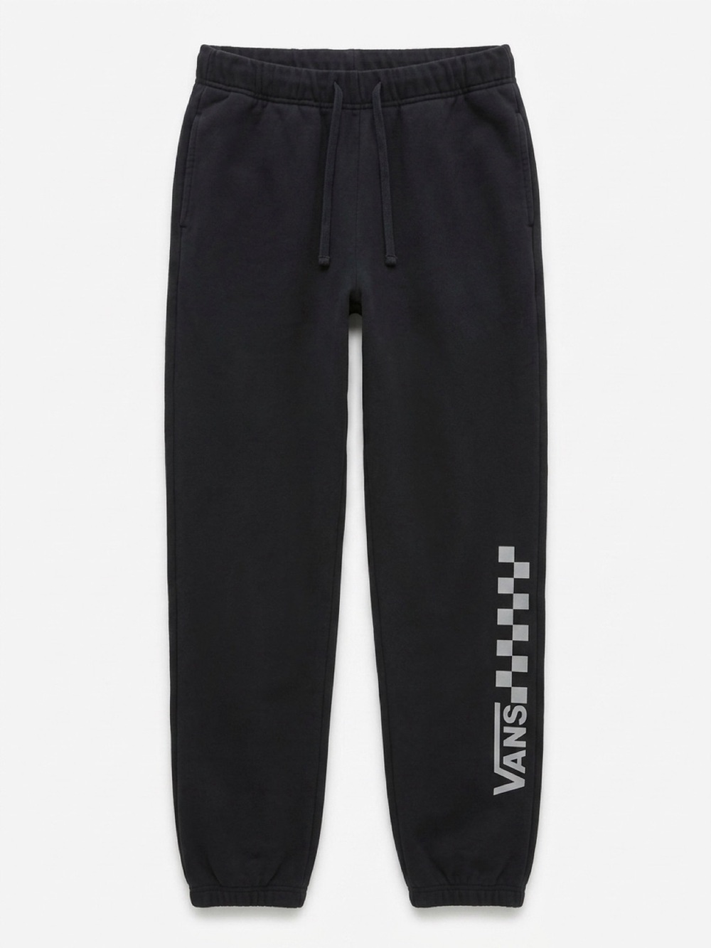 Vans Black Jogger Sweatpants with Checker Logo